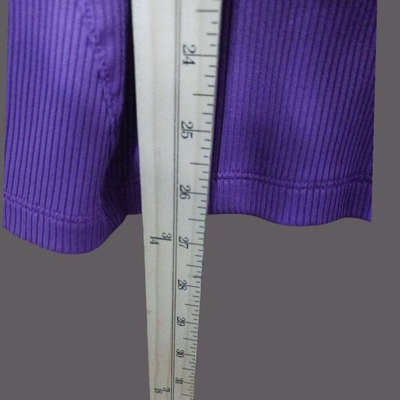Puma Womens Purple Ribbed  Fitted DryCell Tank Top Purple Small - Picture 11 of 11